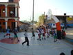 Baloncesto durante la fiesta del pueblo